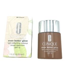 Clinique Makeup Foundation SPF 15 WM 118 Amber (D) New